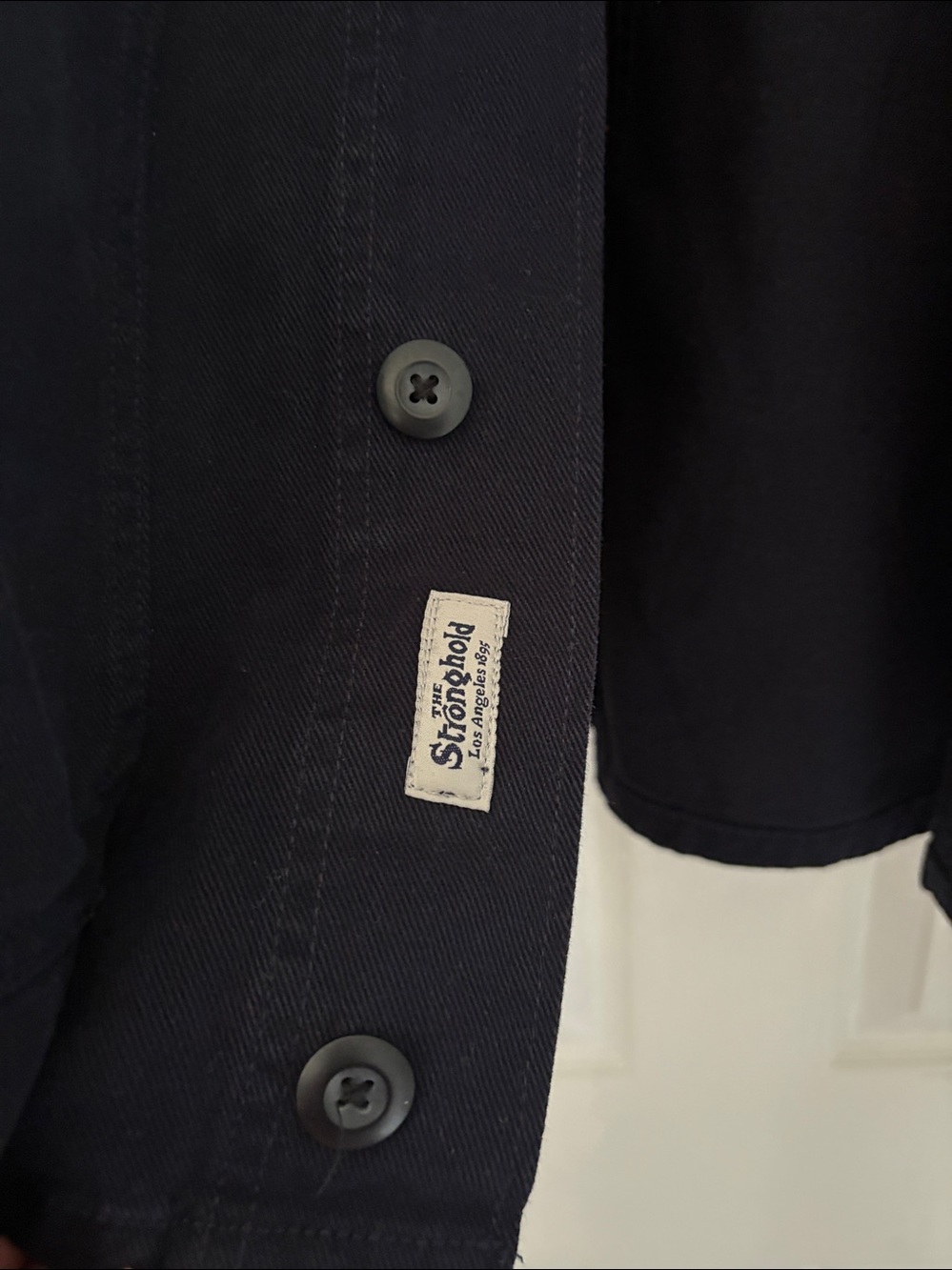 Men's Navy Work Jacket - Picture 6 of 7